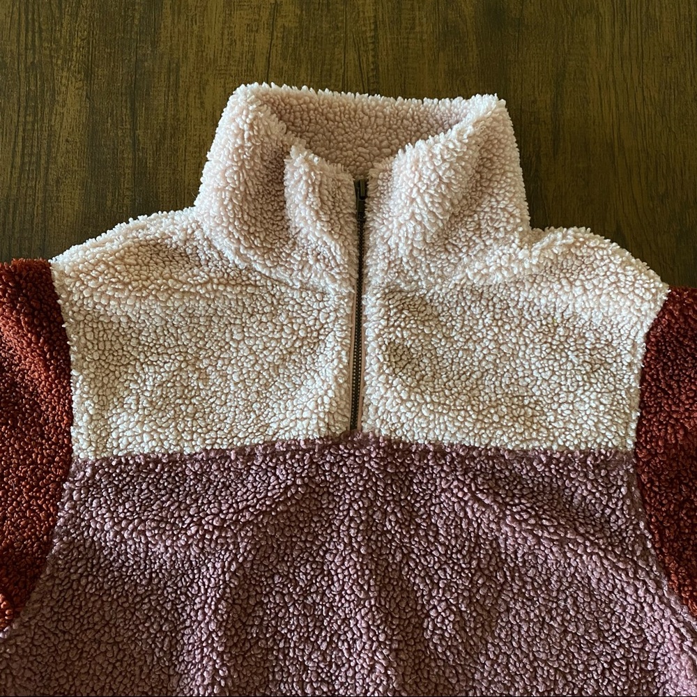 Universal Thread Teddy Bear Colorblock Sweater - image 5